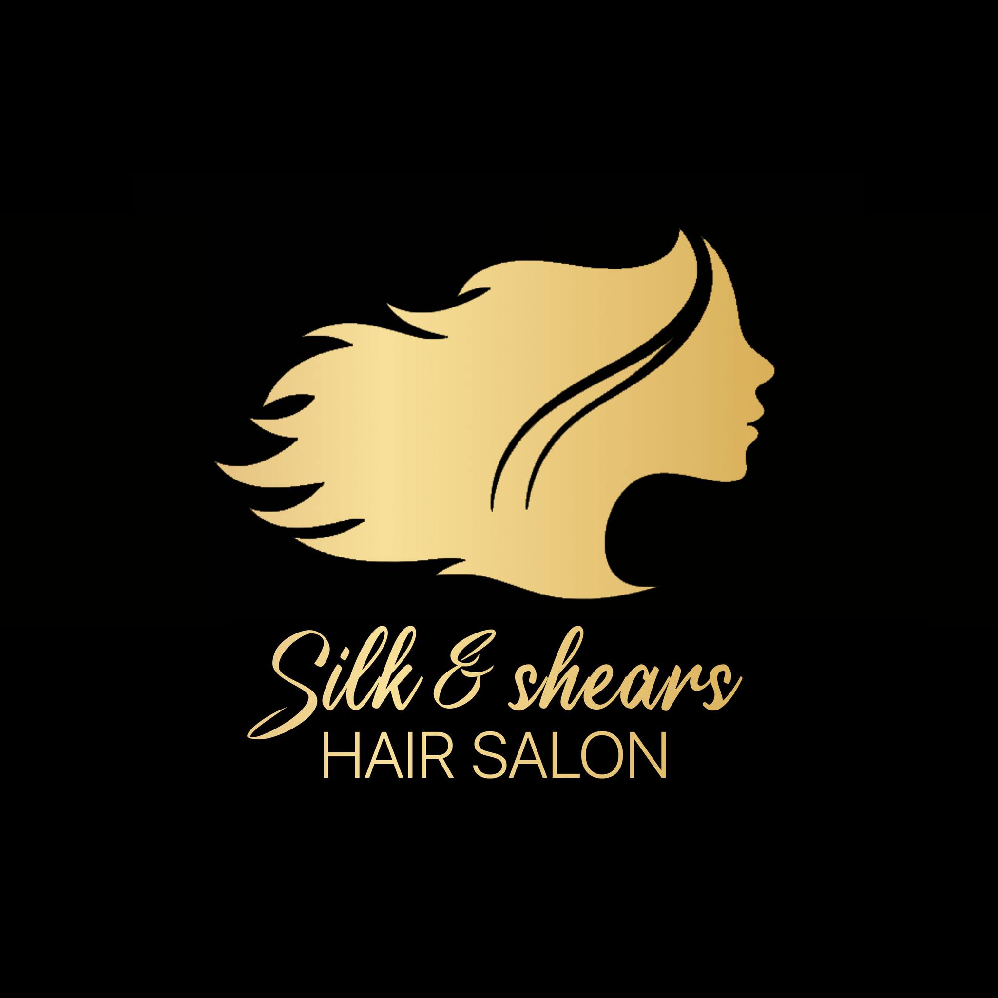 Silk and Shears Hair Salon Logo